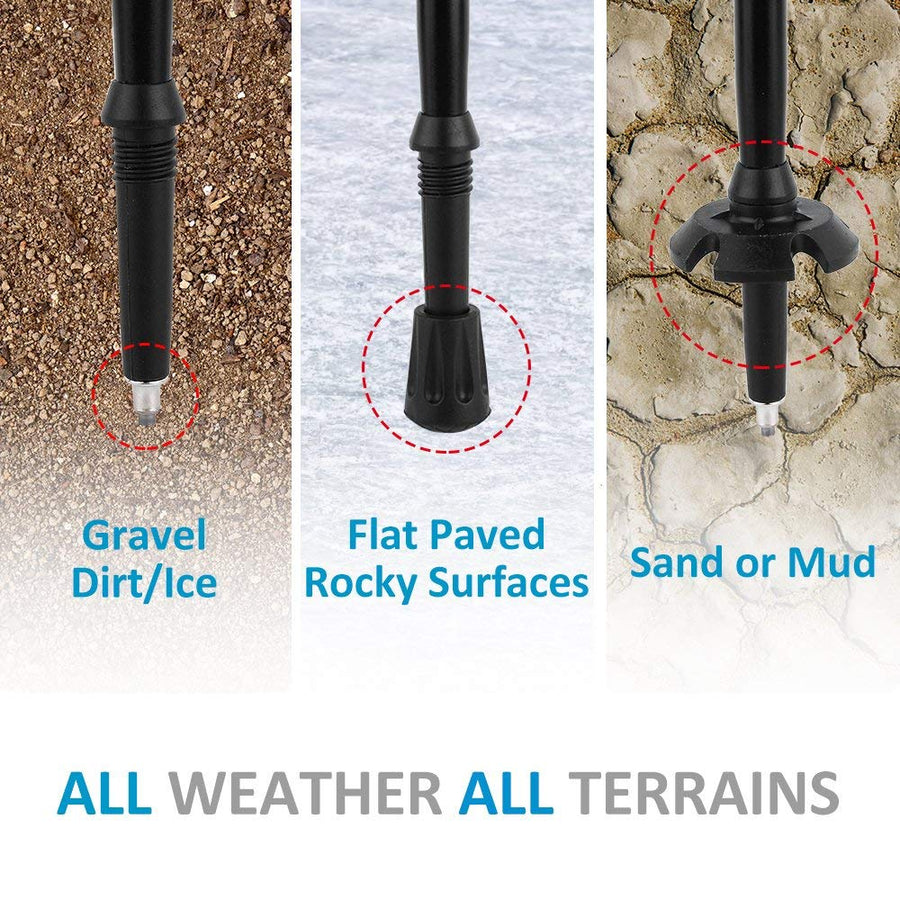 Collapsible Ultralight Telescopic Hiking Stick - Image 2