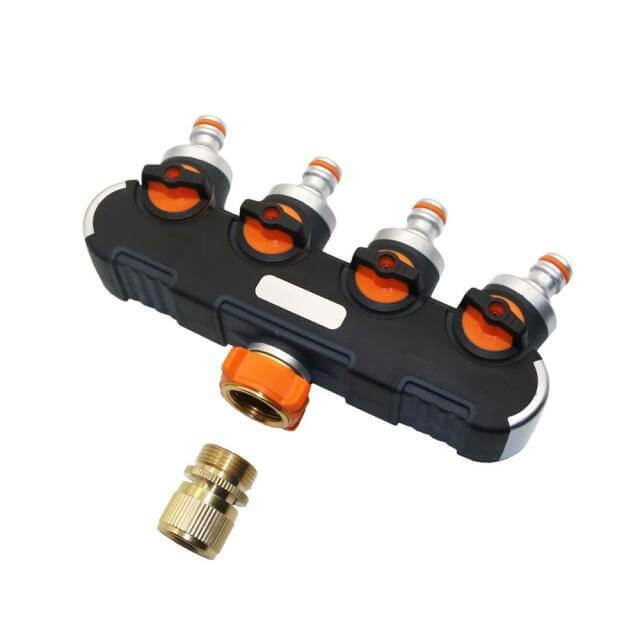 4-way Garden Hose Faucet Splitter Connector - Image 12