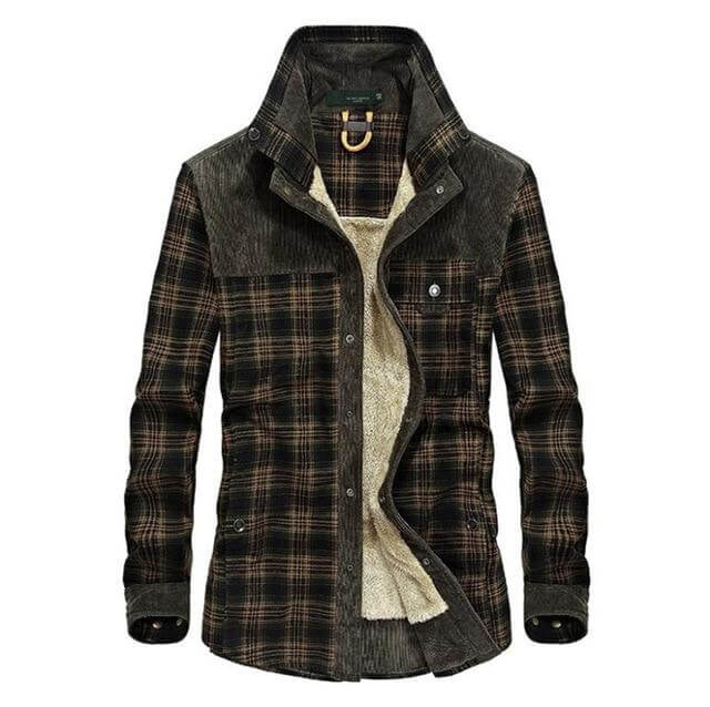 Vintage Velvet Large Size Winter Coat - Image 2