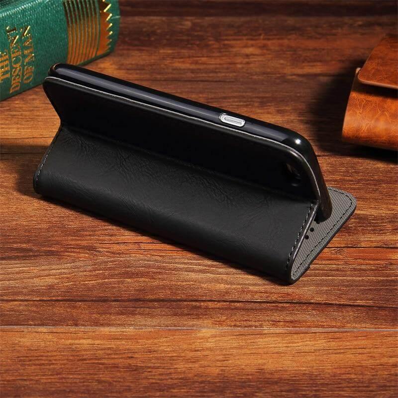 Retro Handmade Wallet Case for iPhone - Image 7