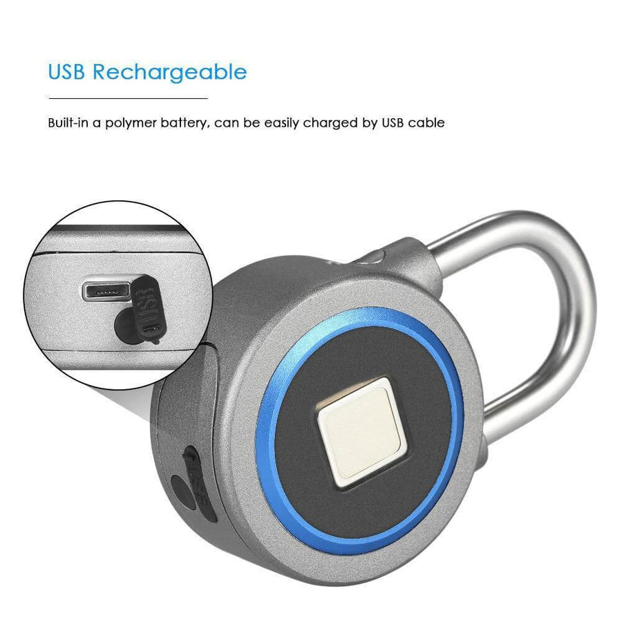 Smart Anti-theft Fingerprint Keyless Padlock - Image 8