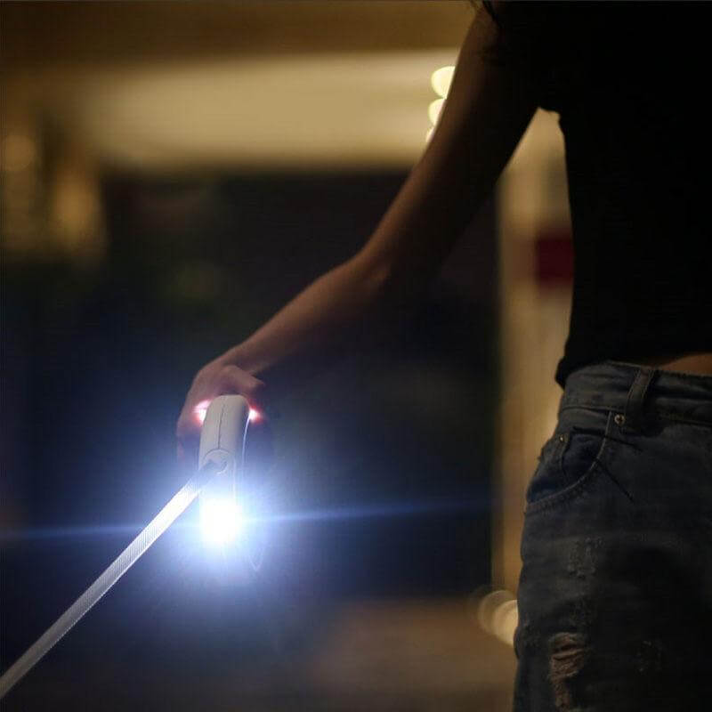 Retractable LED Leash Ring Collar - Image 7