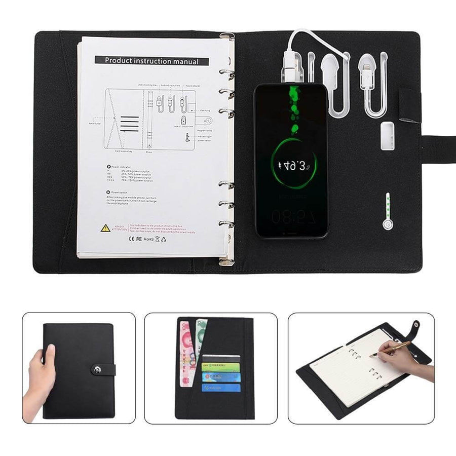 Multifunctional All in one Elegant USB Charging Gadget Notebook - Image 2