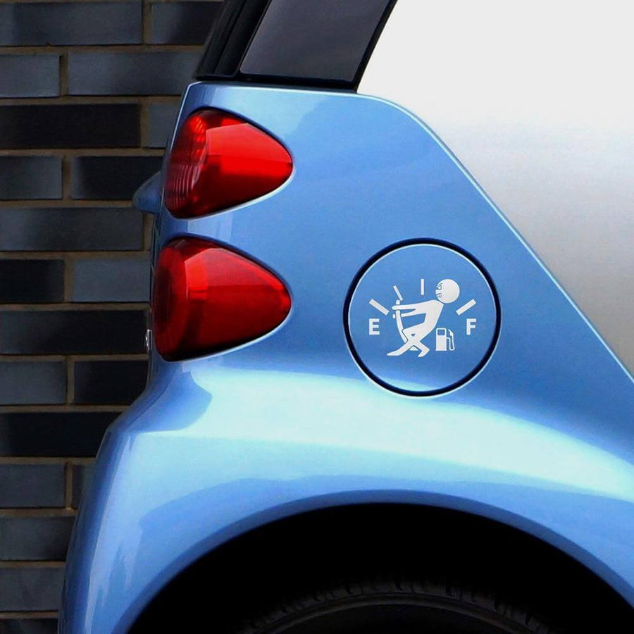 Funny Fuel Man Car Sticker - Image 3
