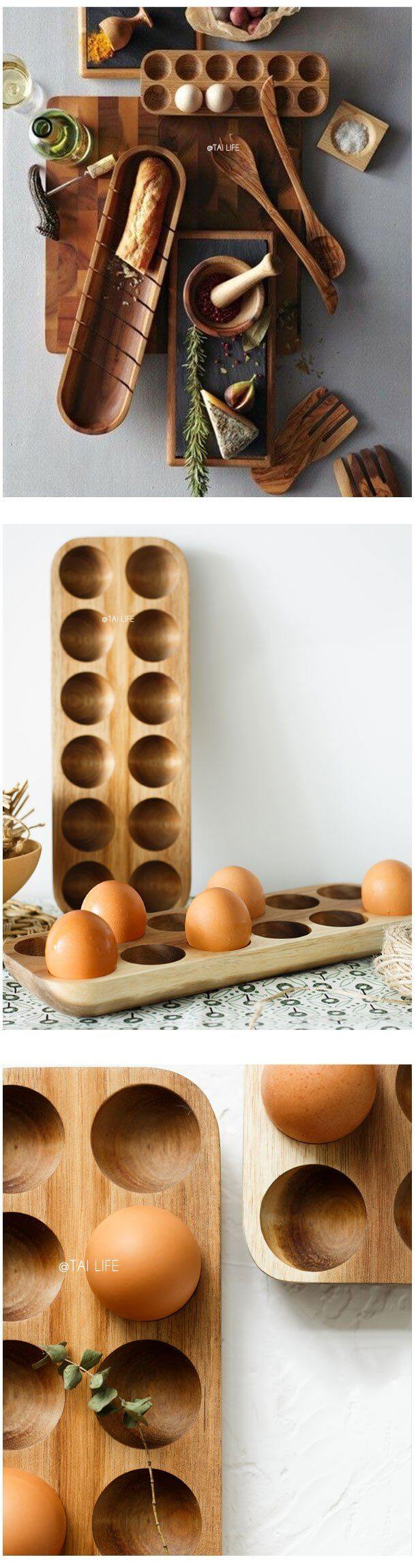 Wooden Japanese Style Egg Storage Box - Image 7