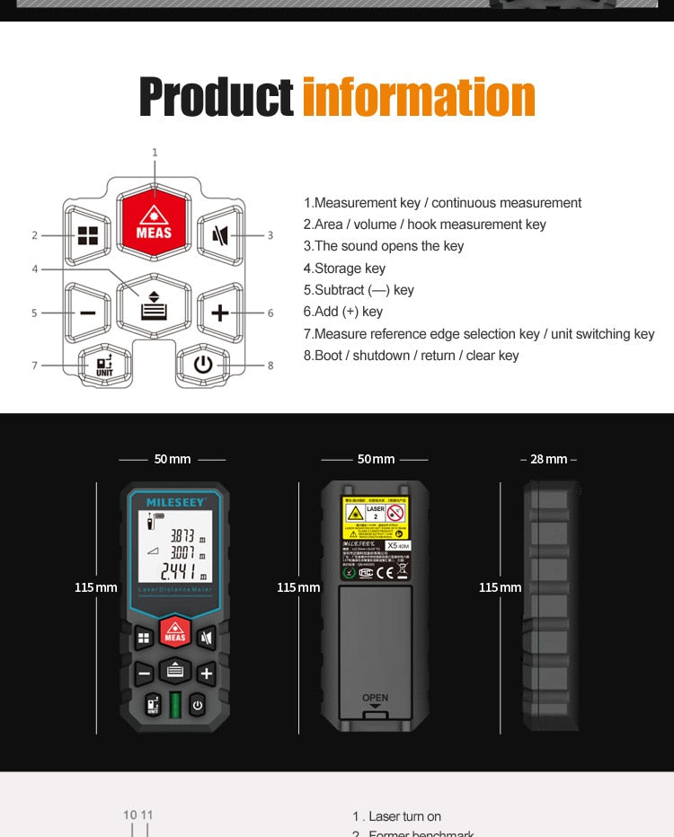 Electronic Laser Distance Range Measurer - Image 8