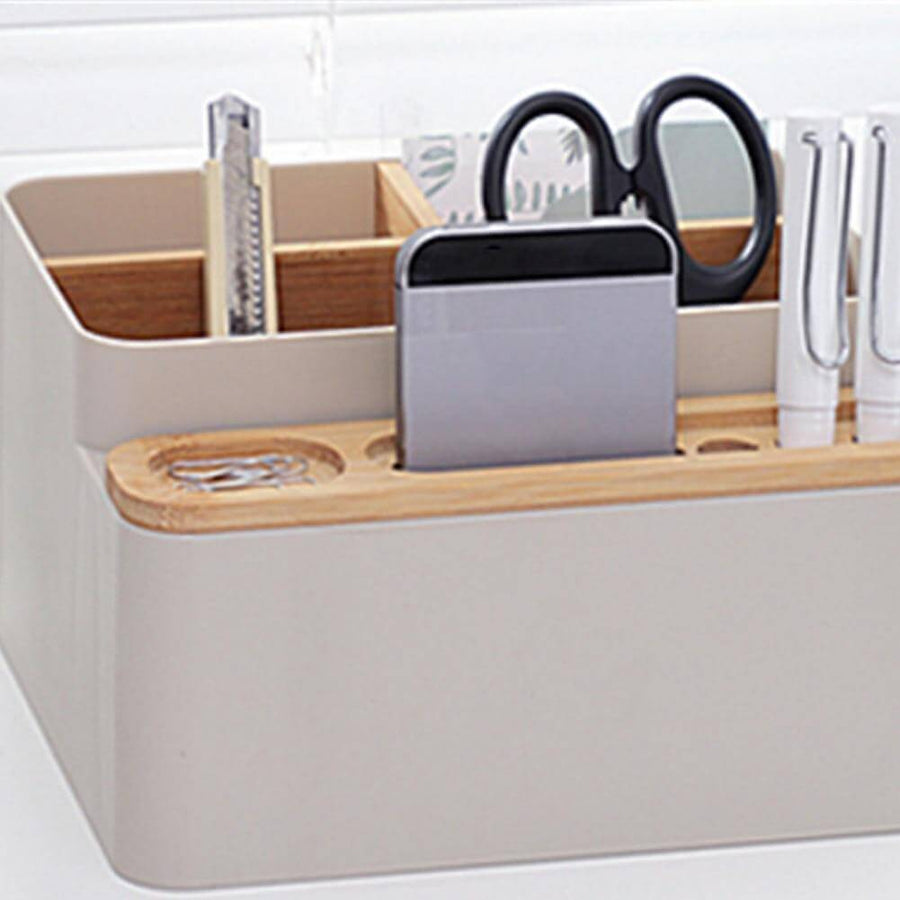 Multi-function 4 Grid Desktop Organizer - Image 3