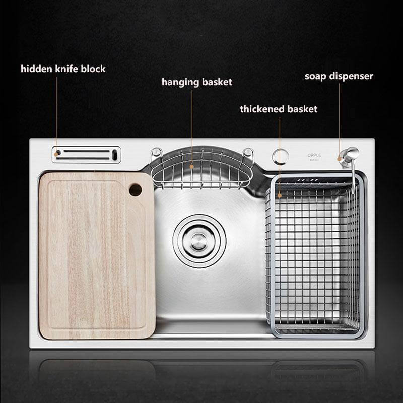 Stainless Steel Multifunctional Kitchen Sink - Image 8