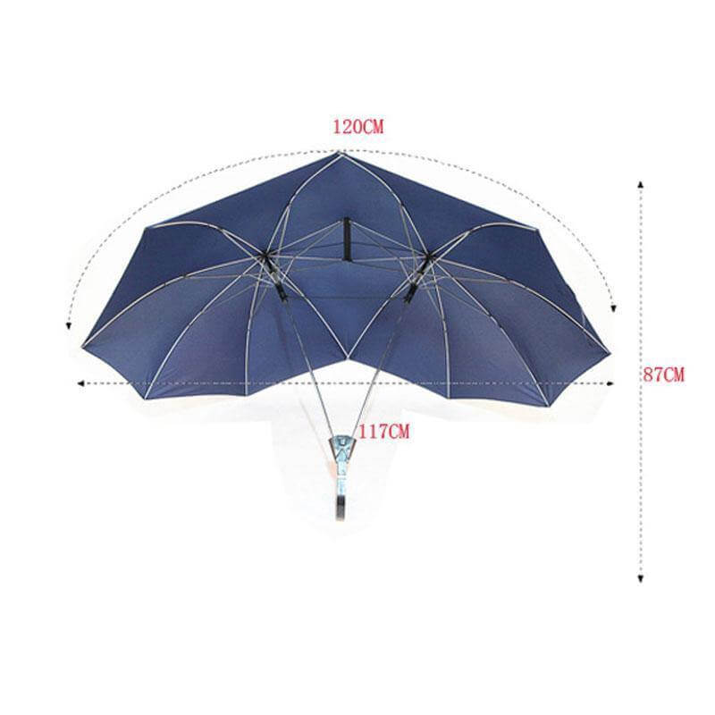 Automatic Lover Couples Two People Umbrella - Image 2
