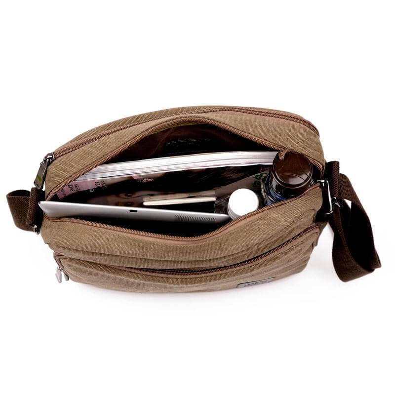 High Quality Canvas Crossbody Bag - Image 4