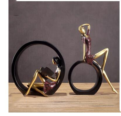 Creative European Miniature Modern Girl Figurines - Image 9