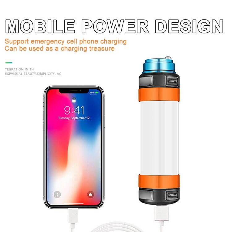 LED Camping Tent Waterproof Rechargeable Light - Image 1