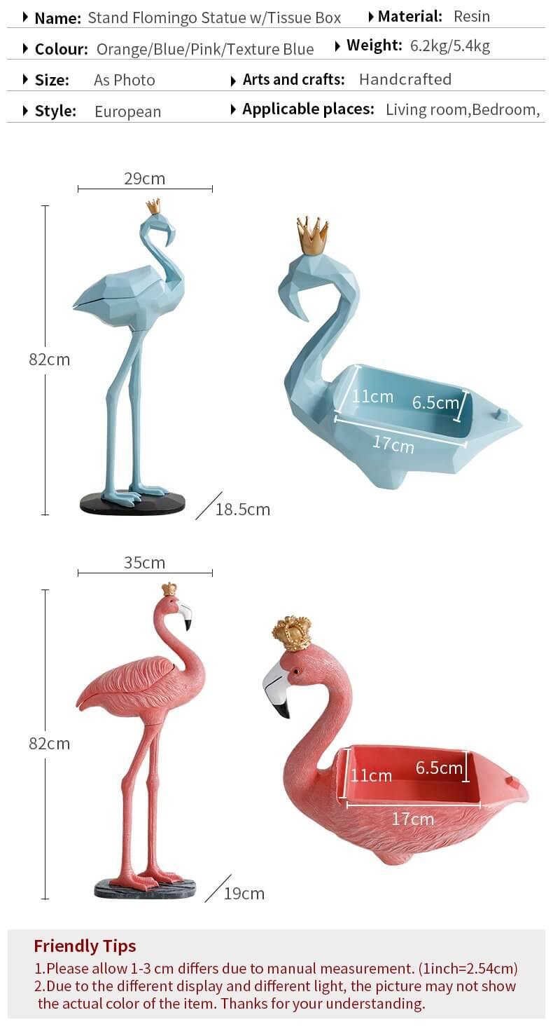 Flamingo Decorations Tissue Box - Image 5