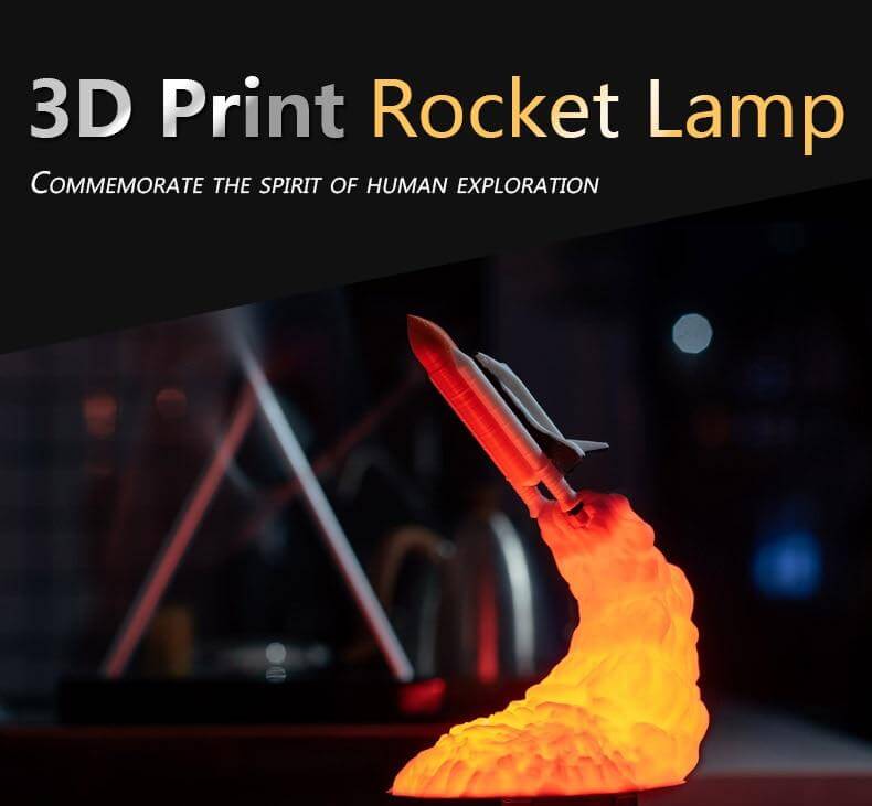 3D Print Space Shuttle Night Lamp - Image 3