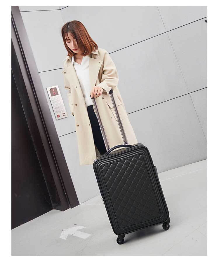 High Capacity Luxury Retro PU Leather Suitcases - Image 13
