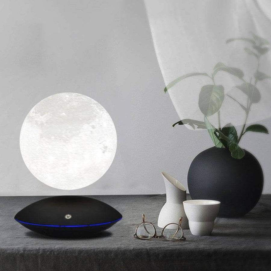 Magnetic Levitating 360 Rotating Moon Night Lamp - Image 1