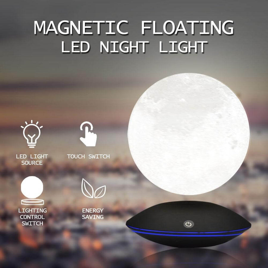 Magnetic Levitating 360 Rotating Moon Night Lamp - Image 2