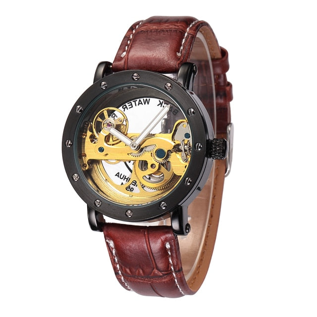 Relogios Elegant Transparent Mechanical Men Watch - Image 2