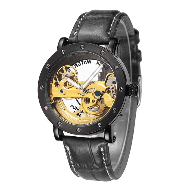 Relogios Elegant Transparent Mechanical Men Watch - Image 3