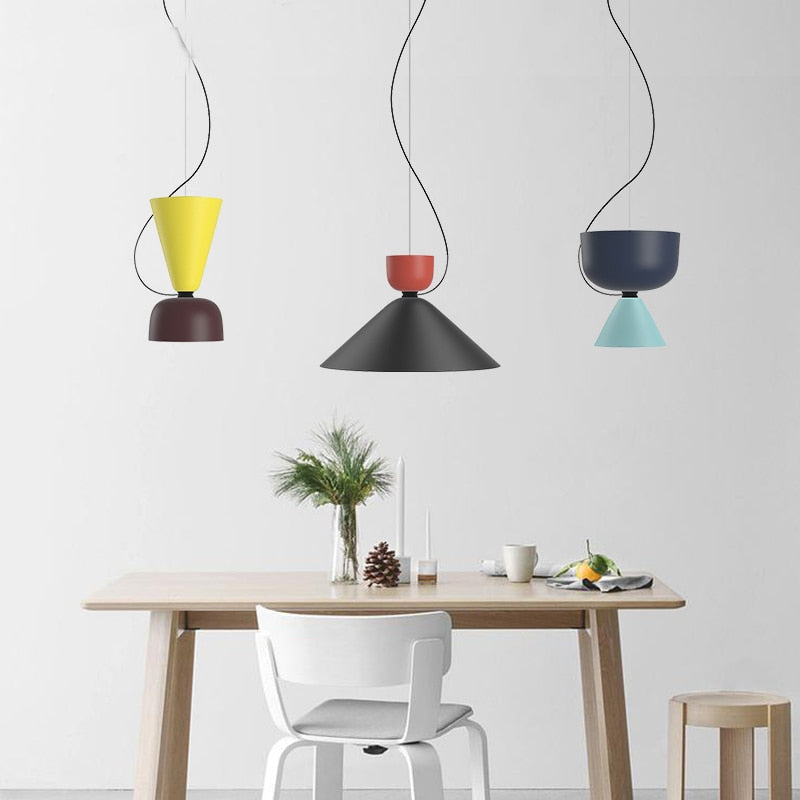 Nordic Modern Colorful Pendant Lamps - Image 2