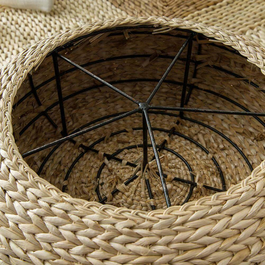 Rattan Flor Ottoman Cushion - Image 5