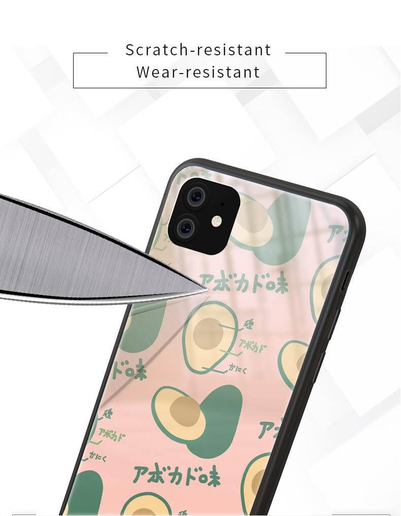 Tempered Glass Avocado iPhone 11 Cases - Image 11