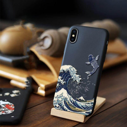 Japanese Art Matte iPhone Cases - Image 0