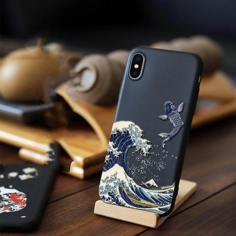 Japanese Art Matte iPhone Cases - Image 0