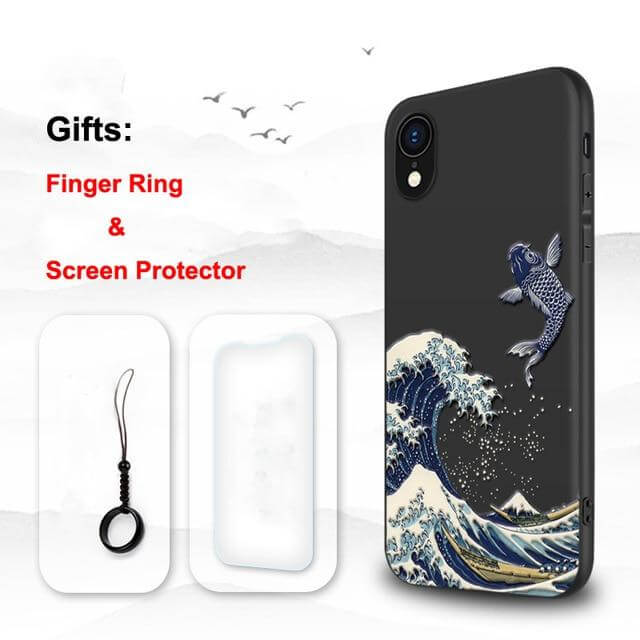 Japanese Art Matte iPhone Cases - Image 4