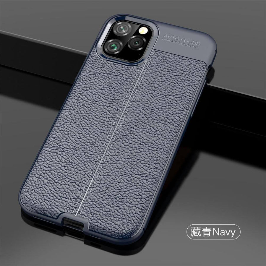 Business Style Leather iPhone 11 Case - Image 9
