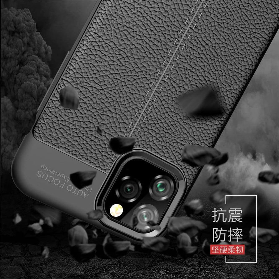 Business Style Leather iPhone 11 Case - Image 6