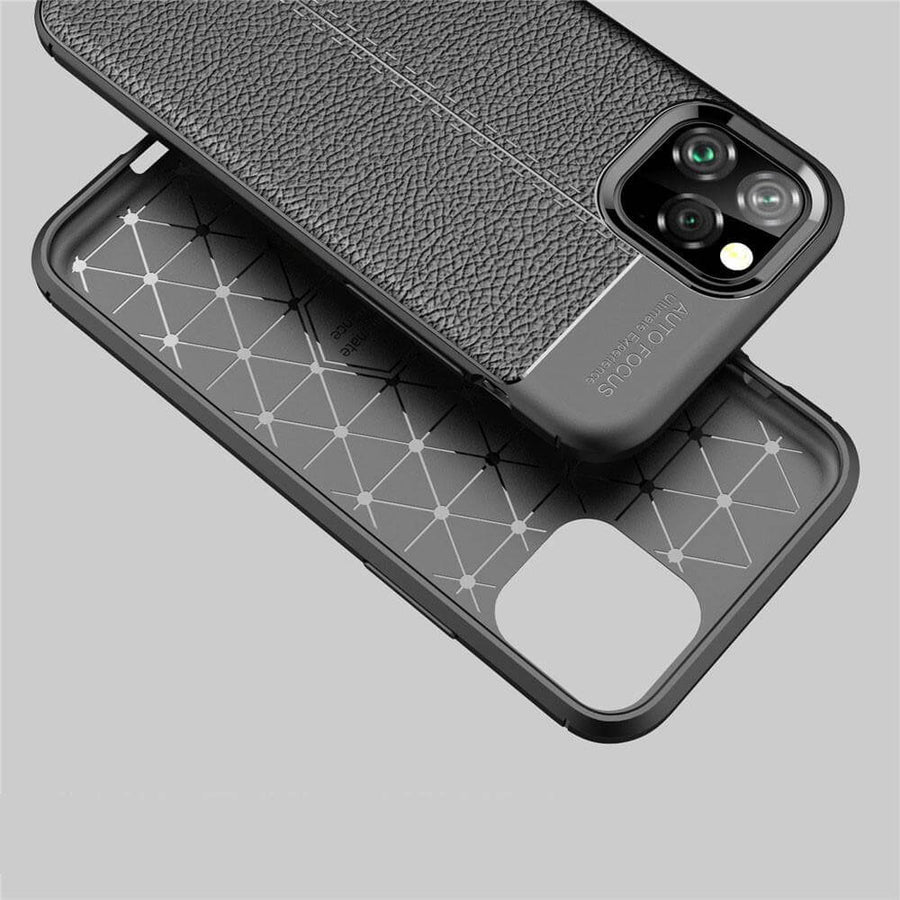 Business Style Leather iPhone 11 Case - Image 2