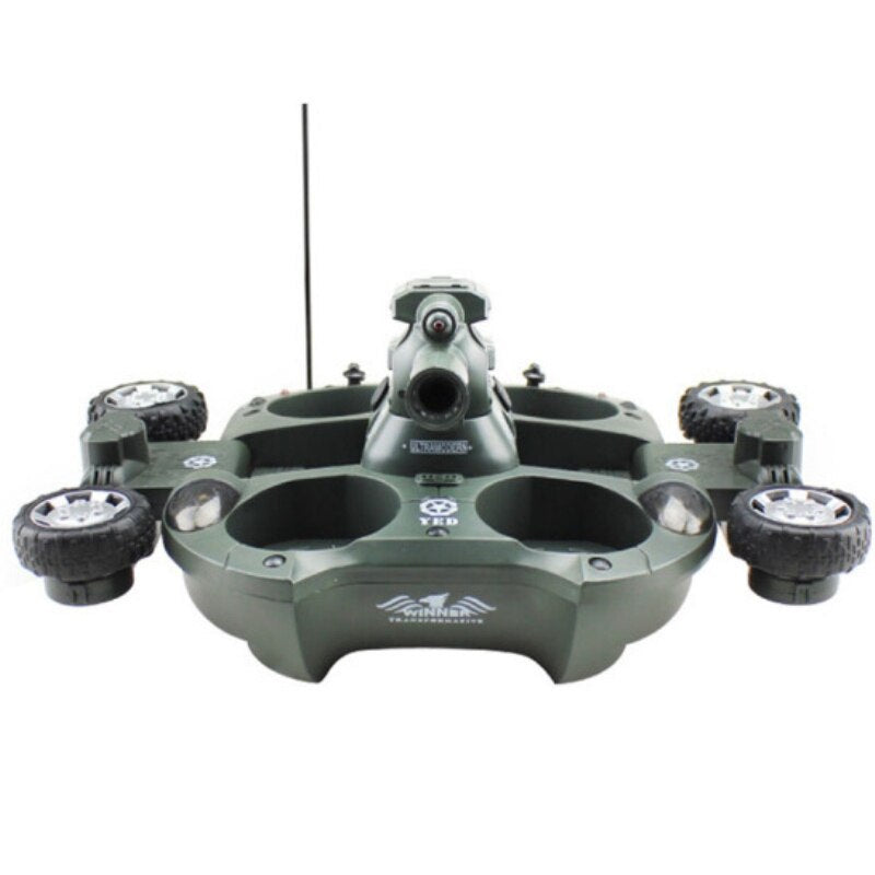 360 Rotatable Waterproof Remote Control Tank Boat - Image 3