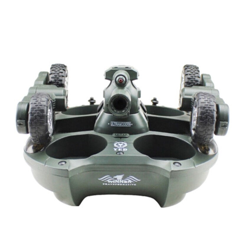 360 Rotatable Waterproof Remote Control Tank Boat - Image 2