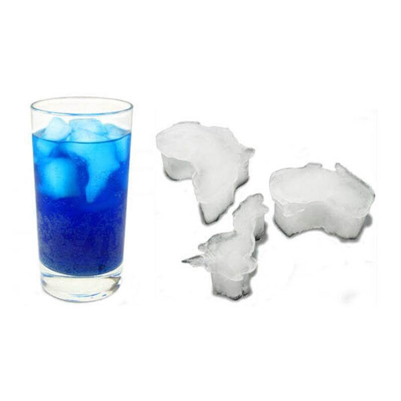 Earth Continents Silicone Ice Tray Mold - Image 1