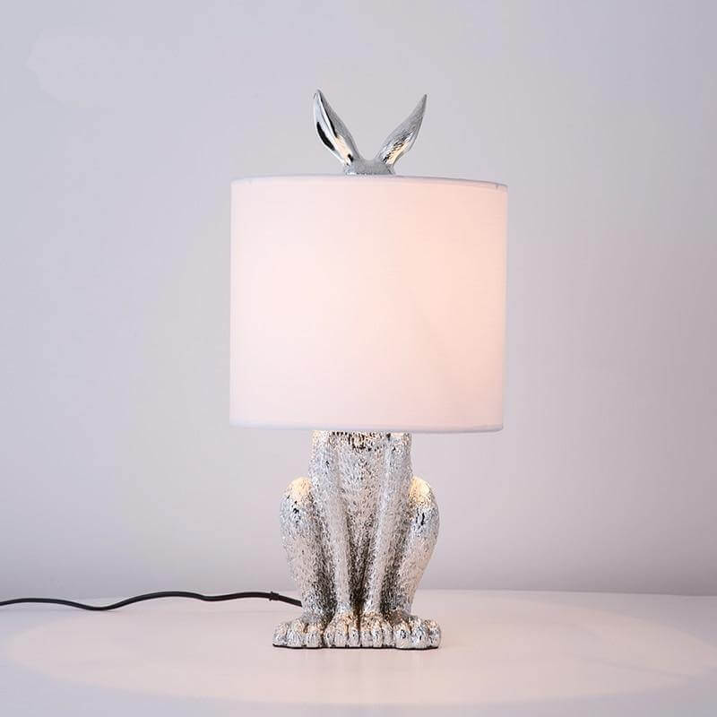 Modern Rabbit Fairytale Resin Table Lamp - Image 2
