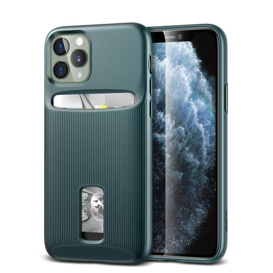 Business Style Protective iPhone Case with Cardholder - Image 12
