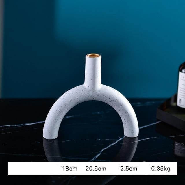 Colorful Abstract Candle Holder - Image 2
