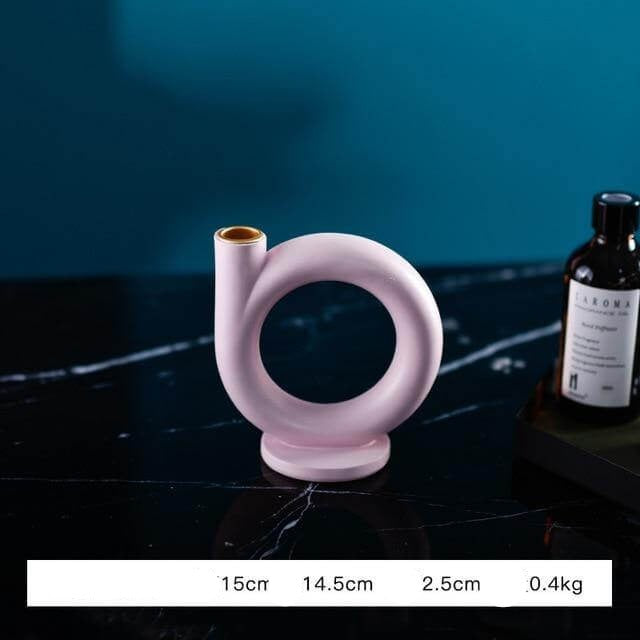 Colorful Abstract Candle Holder - Image 5