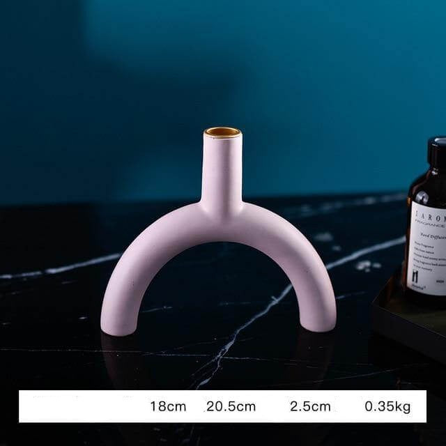Colorful Abstract Candle Holder - Image 8