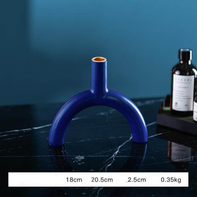 Colorful Abstract Candle Holder - Image 9