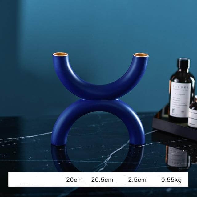 Colorful Abstract Candle Holder - Image 7