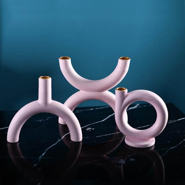 Colorful Abstract Candle Holder - Image 12