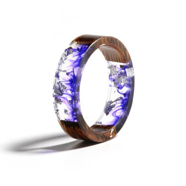 Handmade Colorful Wood Love Ring - Image 10