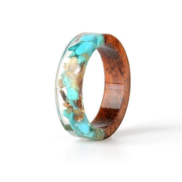 Handmade Colorful Wood Love Ring - Image 7