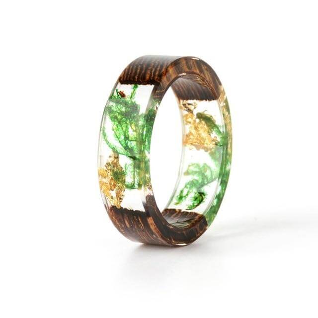 Handmade Colorful Wood Love Ring - Image 15