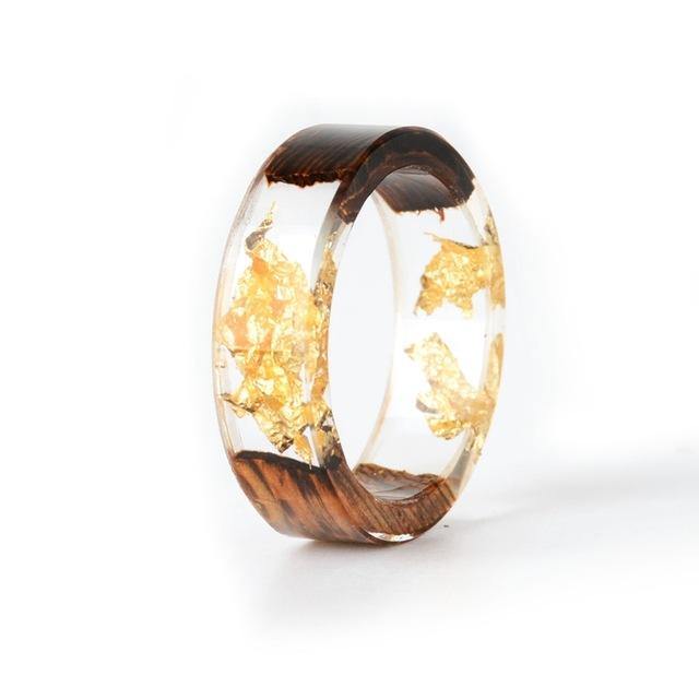 Handmade Colorful Wood Love Ring - Image 3