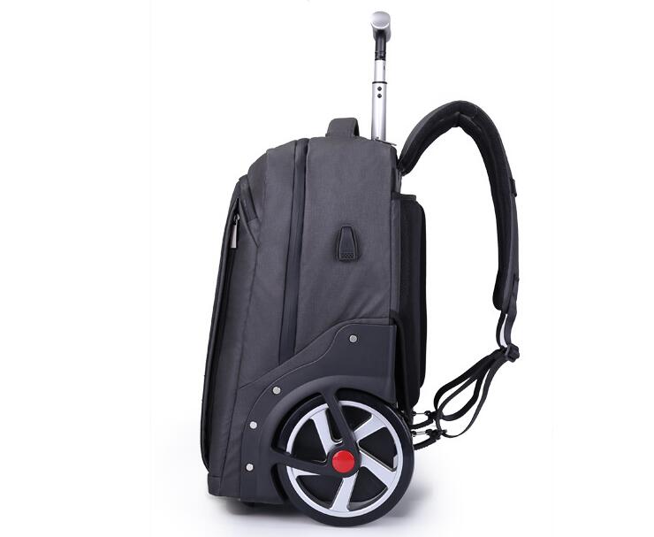 Men Business Travel Trolley Backpack - Image 2