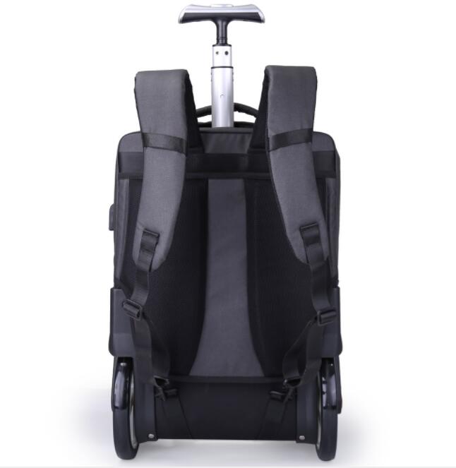 Men Business Travel Trolley Backpack - Image 1