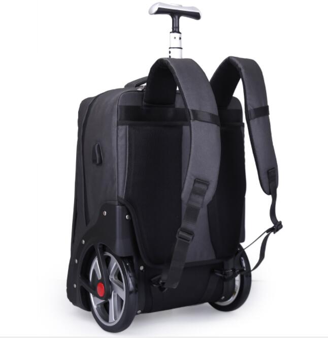 Men Business Travel Trolley Backpack - Image 6